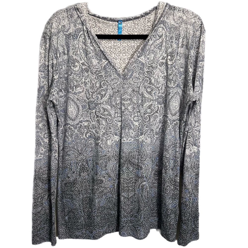 Kuhl Women’s Large Paisley Print Grey Lightweight Hoodie